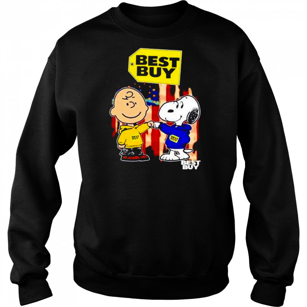 Best Buy Charlie Brown and Snoopy shirt Sweatshirt