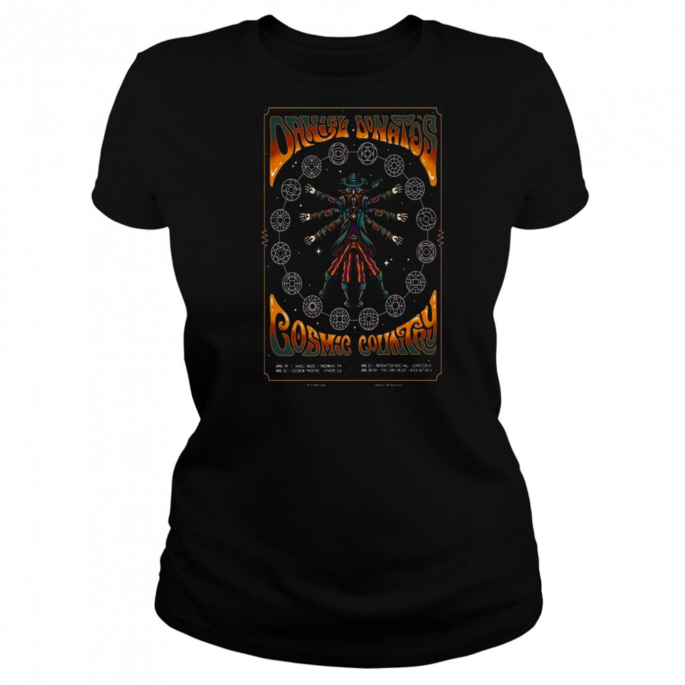 Daniel Donato And Cosmic Country Tour April 2025 Shirt Women's T-shirt