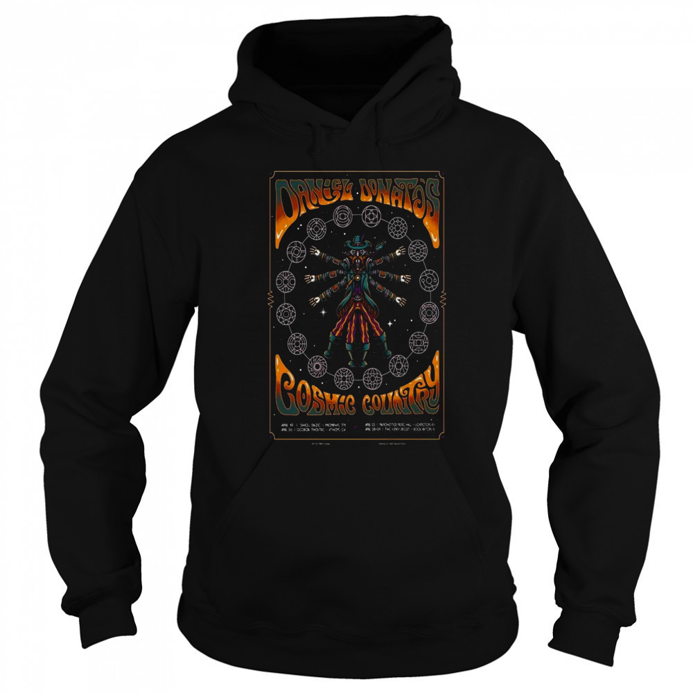 Daniel Donato And Cosmic Country Tour April 2025 Shirt Hoodie