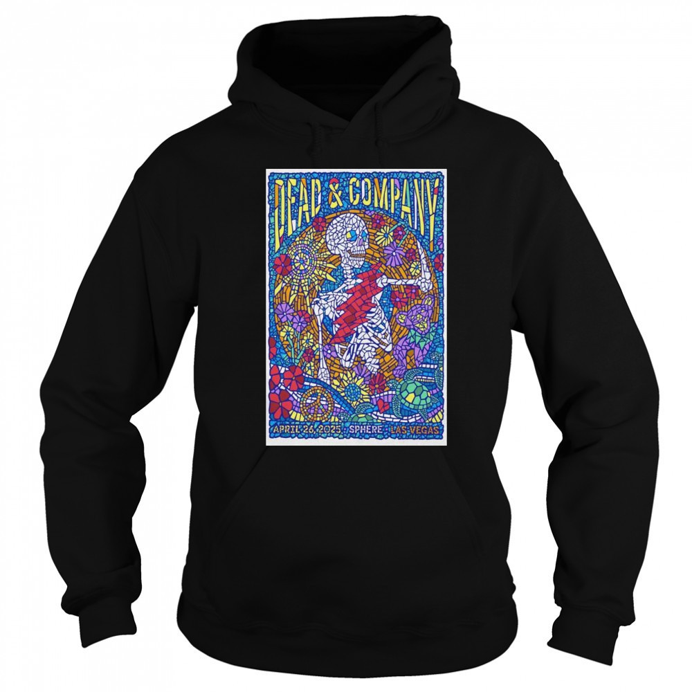 Dead & Company At Sphere In Las Vegas, NV On Apr 26 2025 Tour t-shirt Hoodie