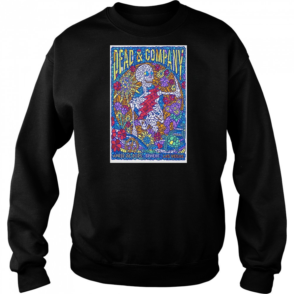 Dead & Company At Sphere In Las Vegas, NV On Apr 26 2025 Tour t-shirt Sweatshirt
