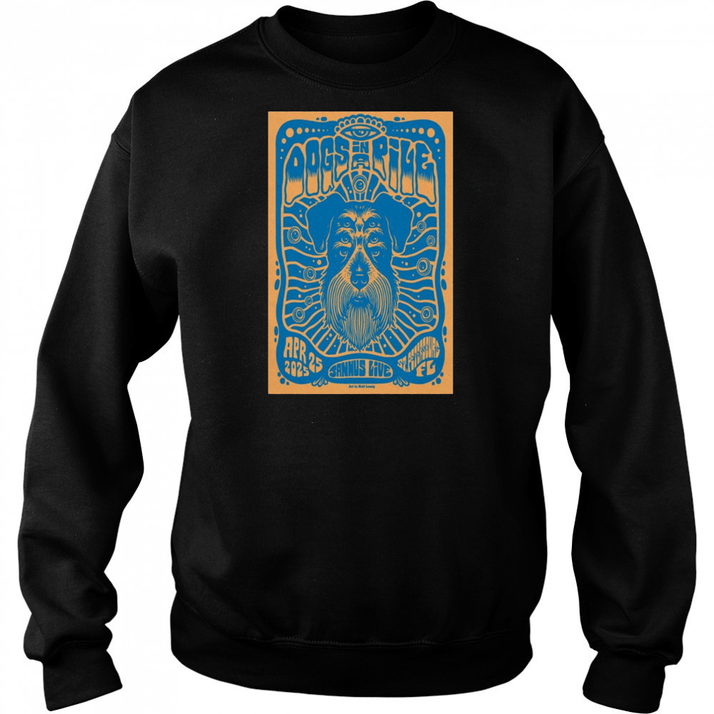 Dogs In A Pile At Jannus Live In St Petersburg, FL On April 25 2025 Tour t-shirt Sweatshirt
