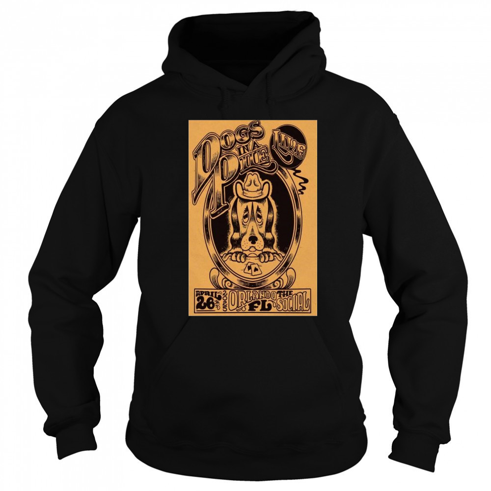 Dogs In A Pile The Social, Orlando, FL Apr 26 2025 Concert t-shirt Hoodie