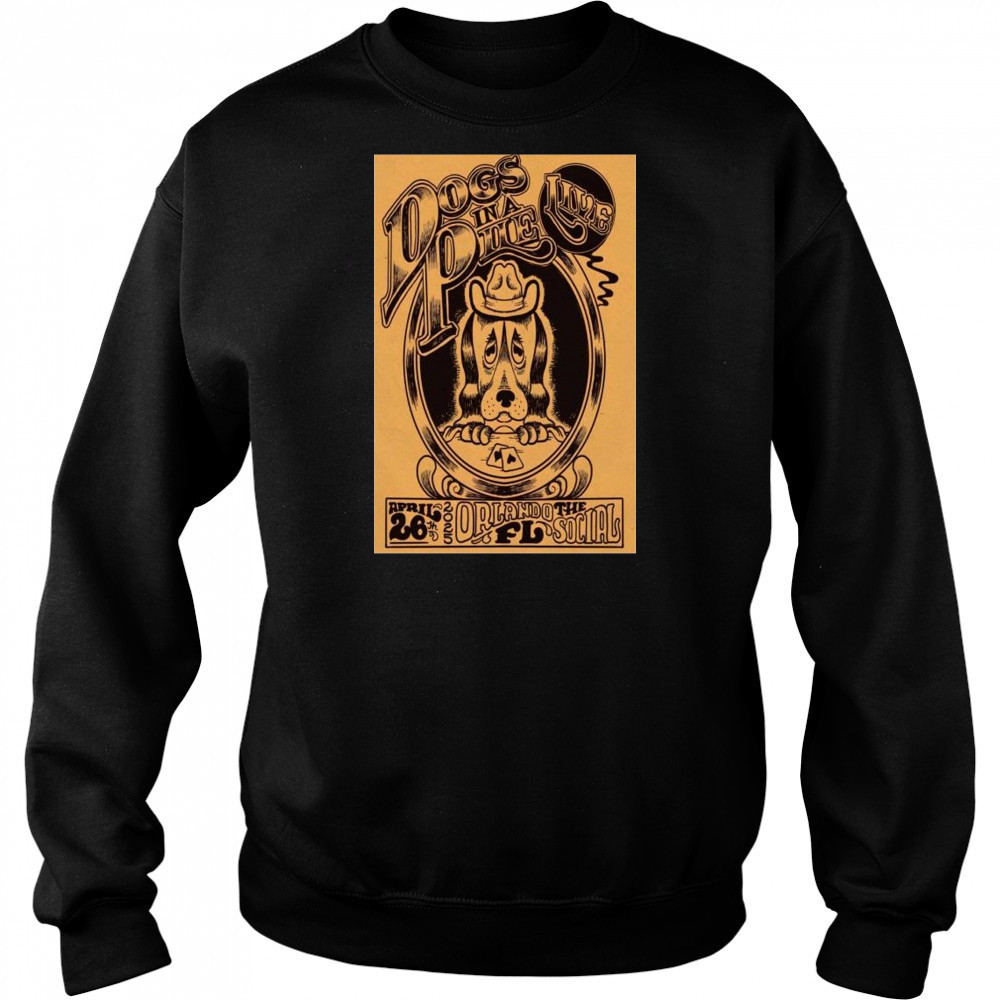 Dogs In A Pile The Social, Orlando, FL Apr 26 2025 Concert t-shirt Sweatshirt