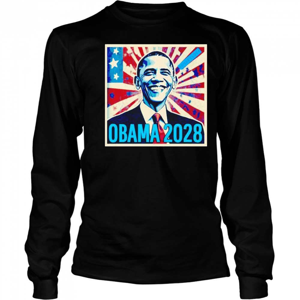 Donkconnects Obama 2028 shirt Long Sleeved