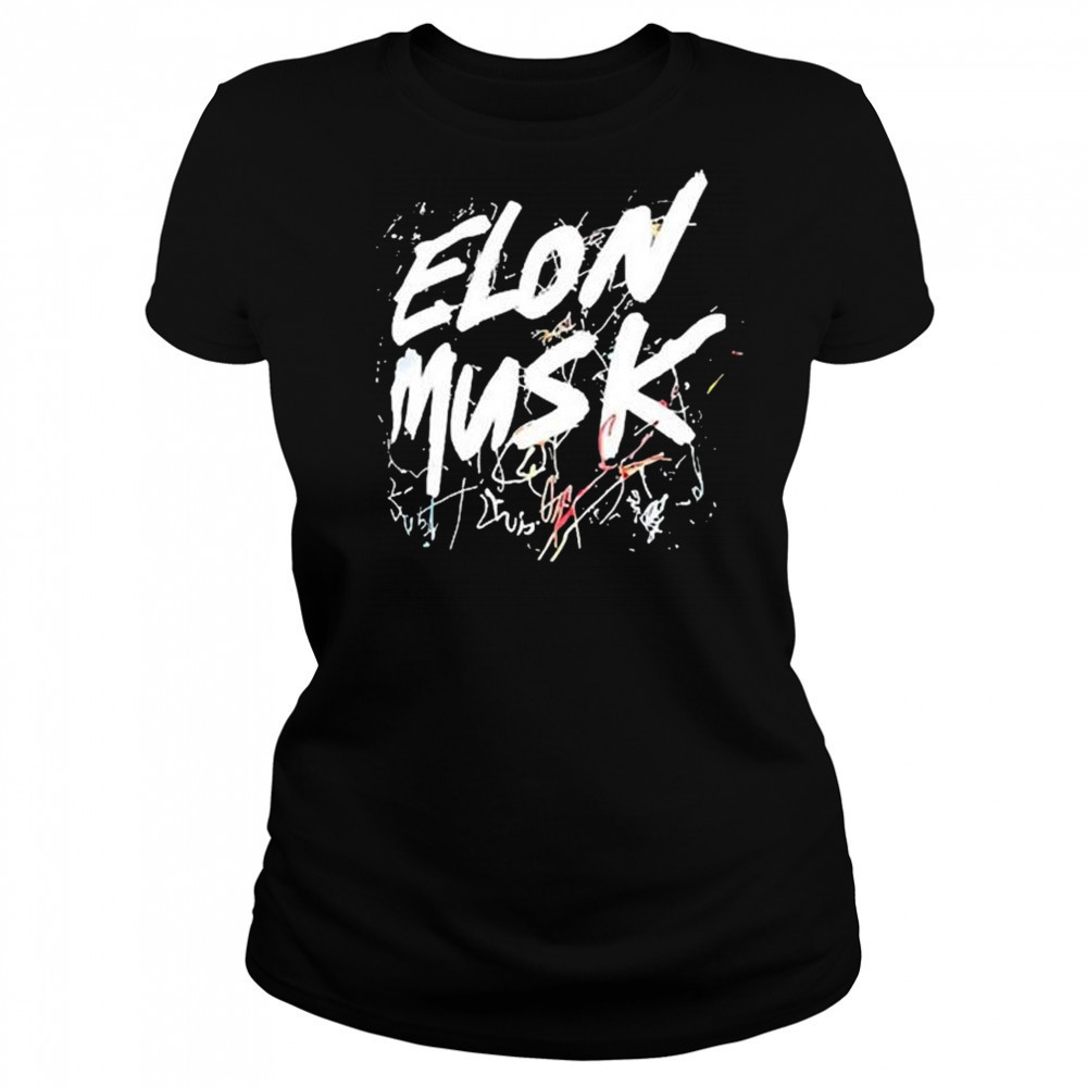 Elon Musk text scratchy 2025 t-shirt Women's T-shirt