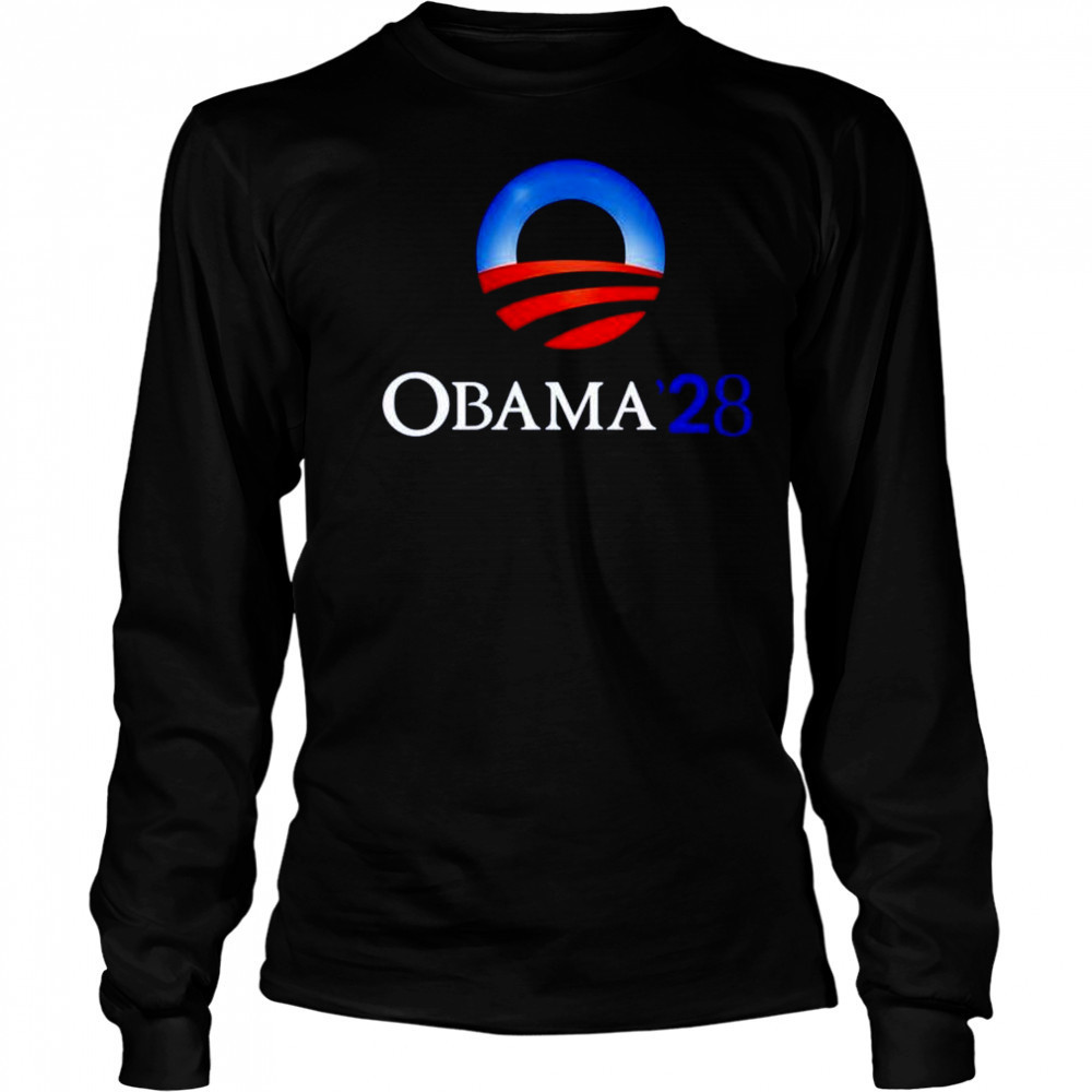 Friendsofthepod Obama ’28 shirt Long Sleeved
