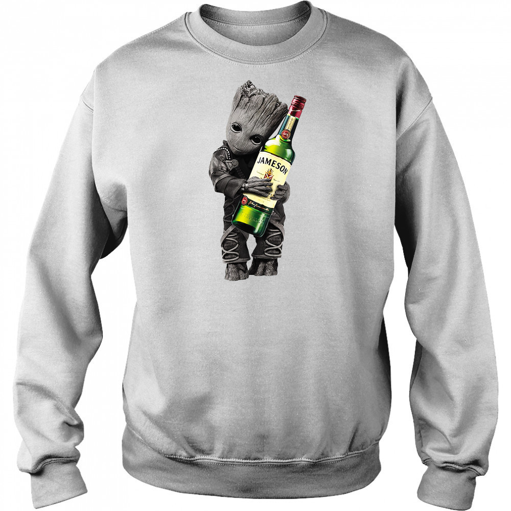 Groot hug Jameson Whiskey shirt Hoodie