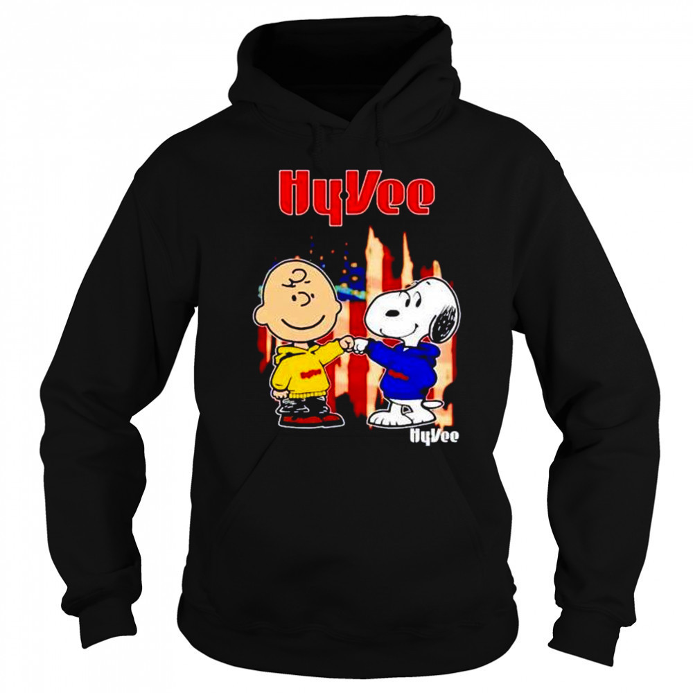 Hyvee Charlie Brown and Snoopy shirt Hoodie