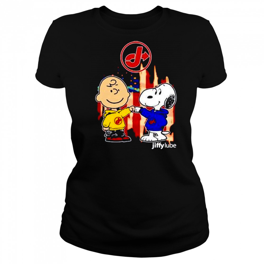 Jiffy Lube Charlie Brown and Snoopy shirt Women's T-shirt