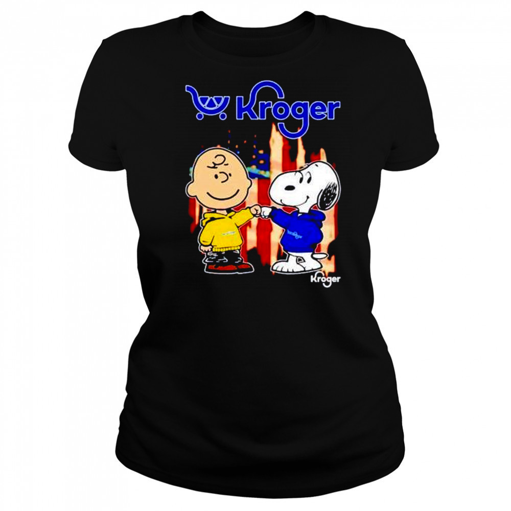 Kroger Charlie Brown and Snoopy shirt Women's T-shirt