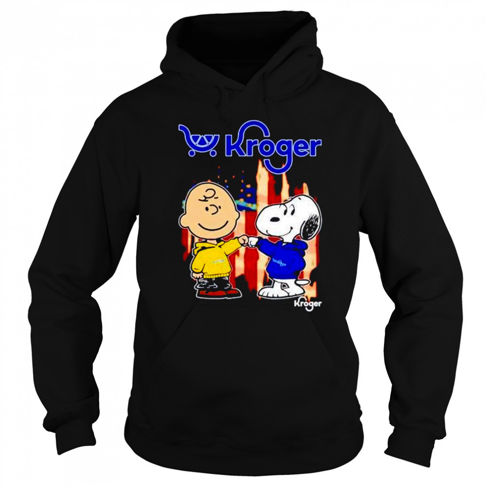 Kroger Charlie Brown and Snoopy shirt Hoodie
