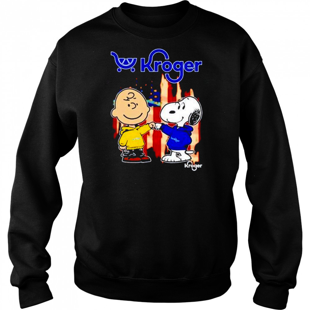 Kroger Charlie Brown and Snoopy shirt Sweatshirt