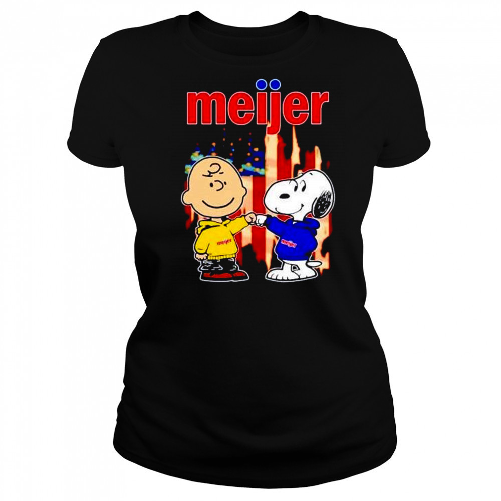 Meijer Charlie Brown and Snoopy shirt Women's T-shirt