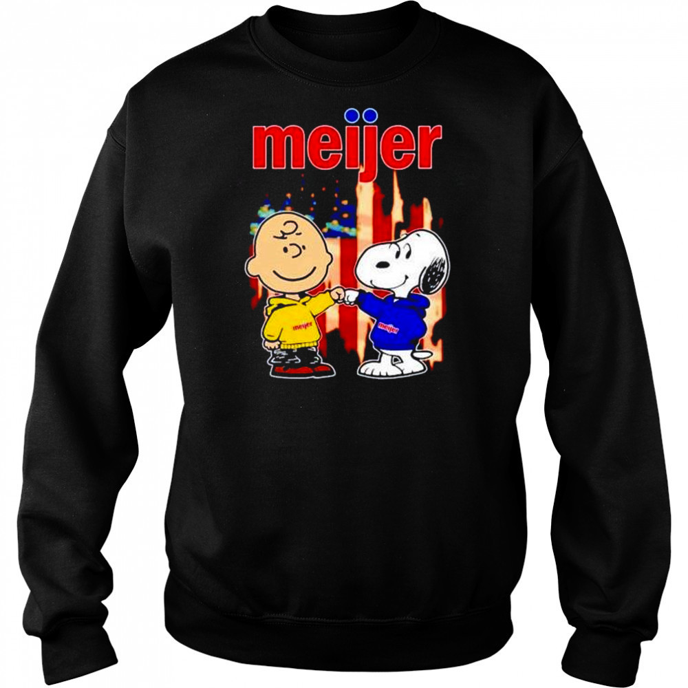 Meijer Charlie Brown and Snoopy shirt Sweatshirt