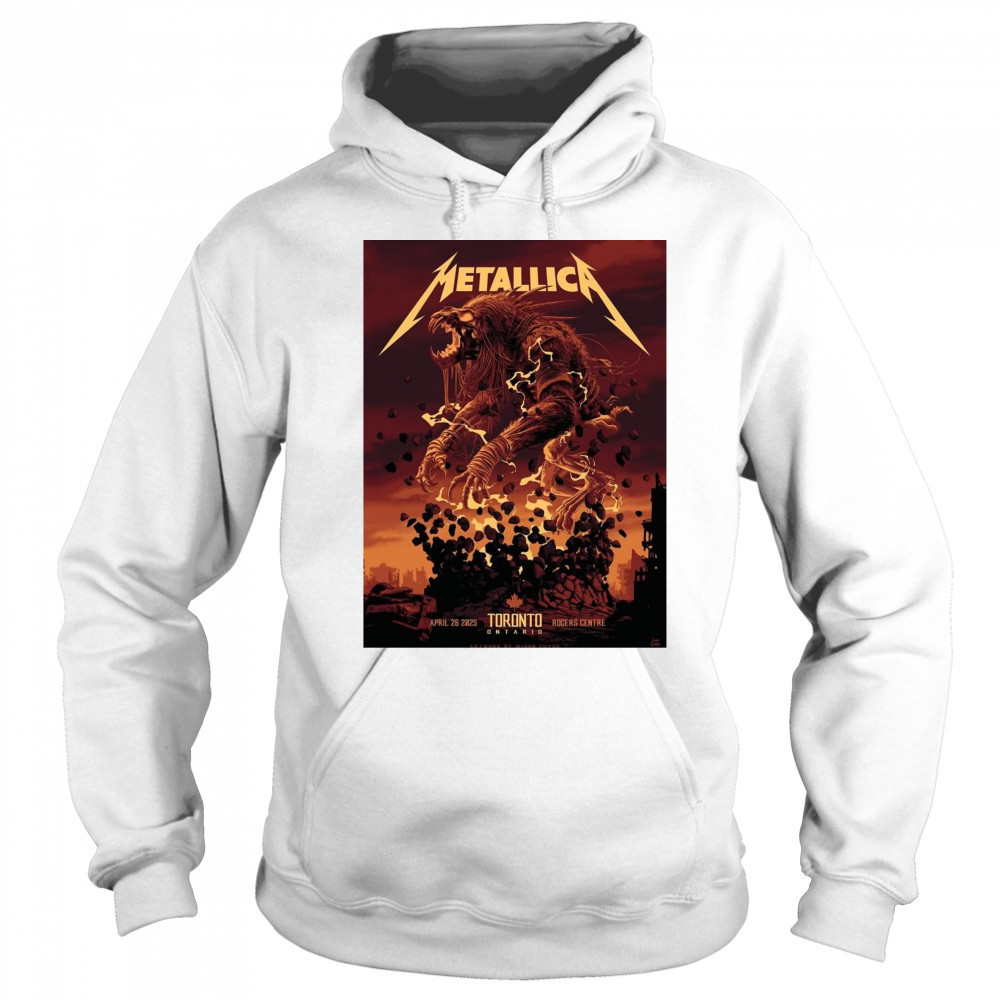 Metallica M72 Tonight In Toronto April 26 2025 Rogers Centre t-shirt Hoodie
