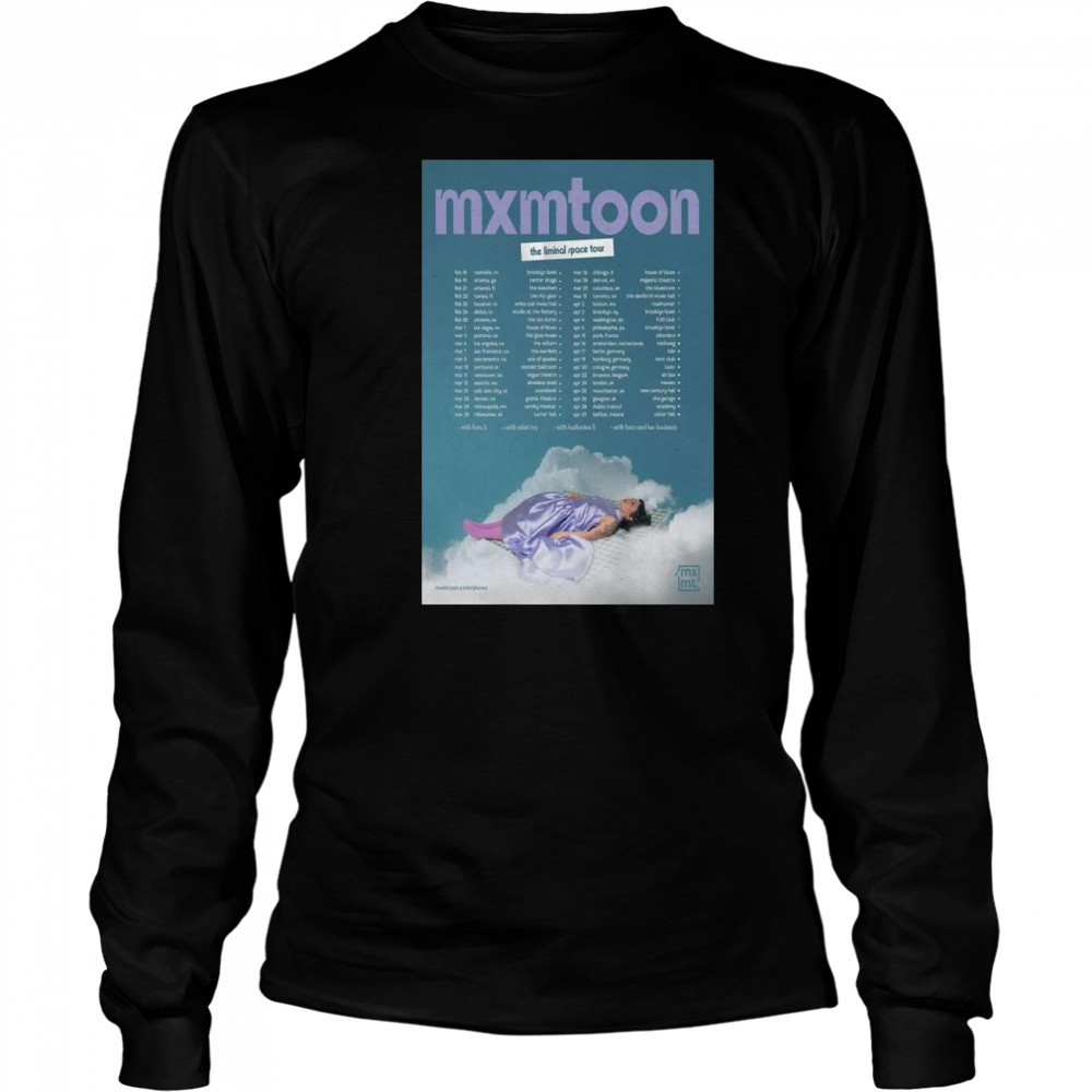 Mxmtoon The Liminal Space Tour 2025 t-shirt Long Sleeved