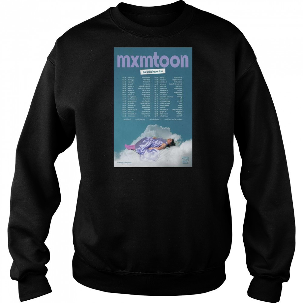 Mxmtoon The Liminal Space Tour 2025 t-shirt Sweatshirt