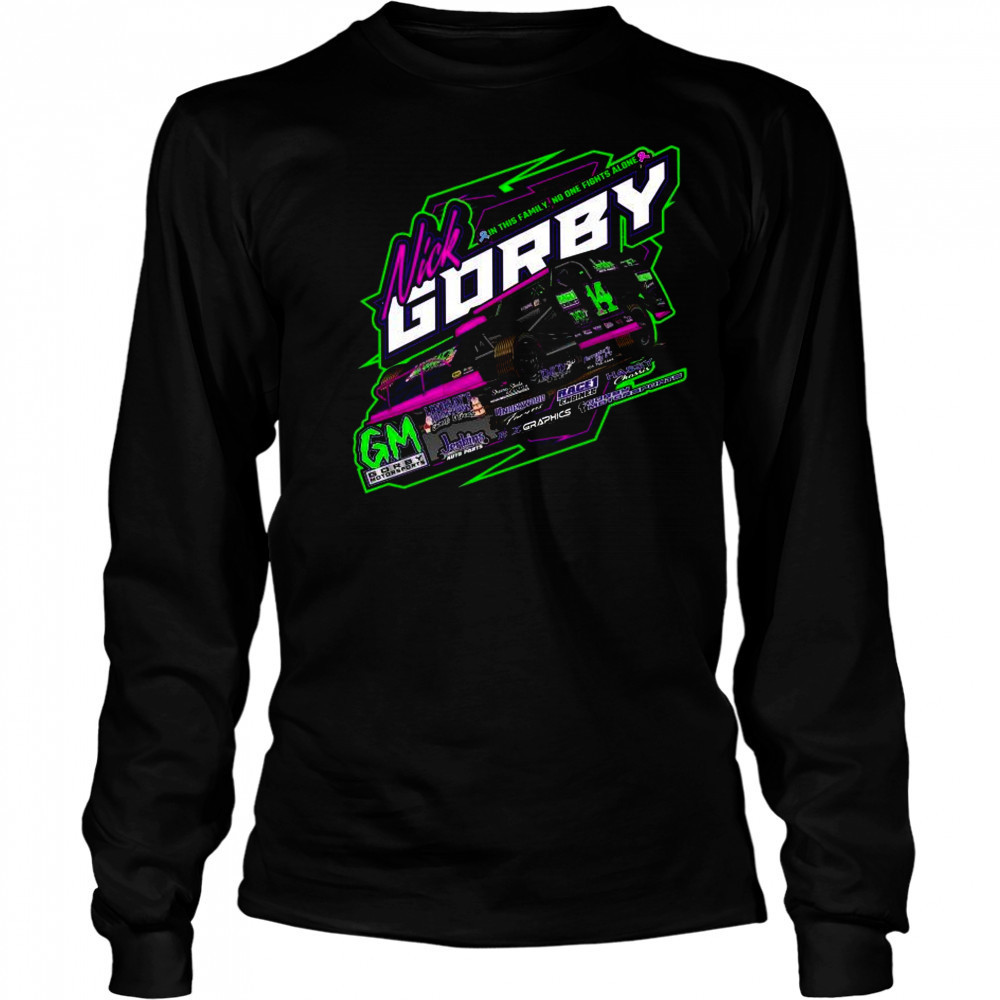 Nick Gorby Gunmetal 2025 Dirt Modified Shirt Long Sleeved