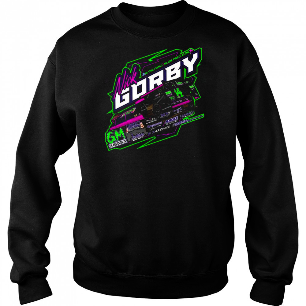 Nick Gorby Gunmetal 2025 Dirt Modified Shirt Sweatshirt