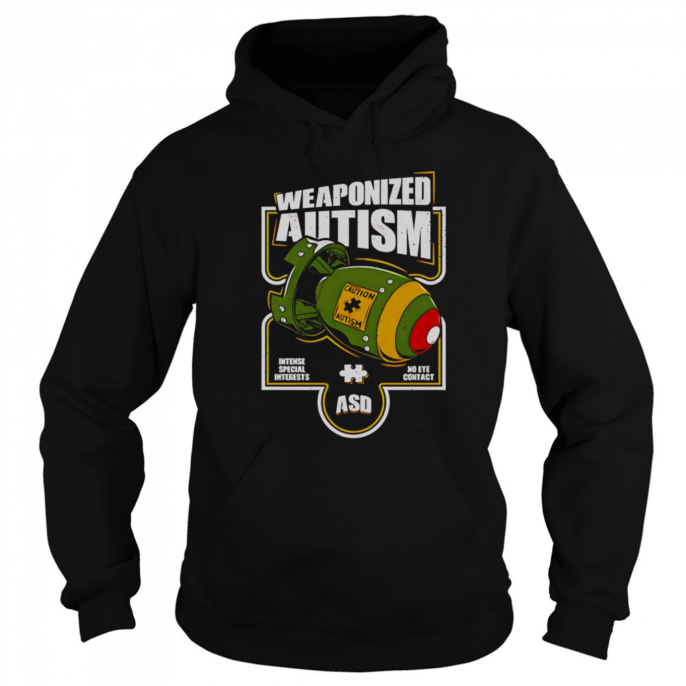 Official Weaponized Autism Military T-Shirt Hoodie