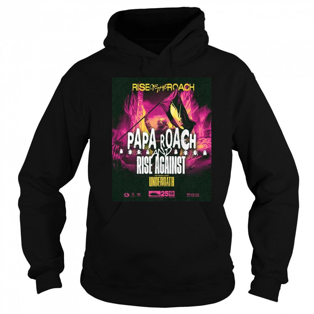 Papa Roach Rise Of The Roach US Tour 2025 Shirt Hoodie