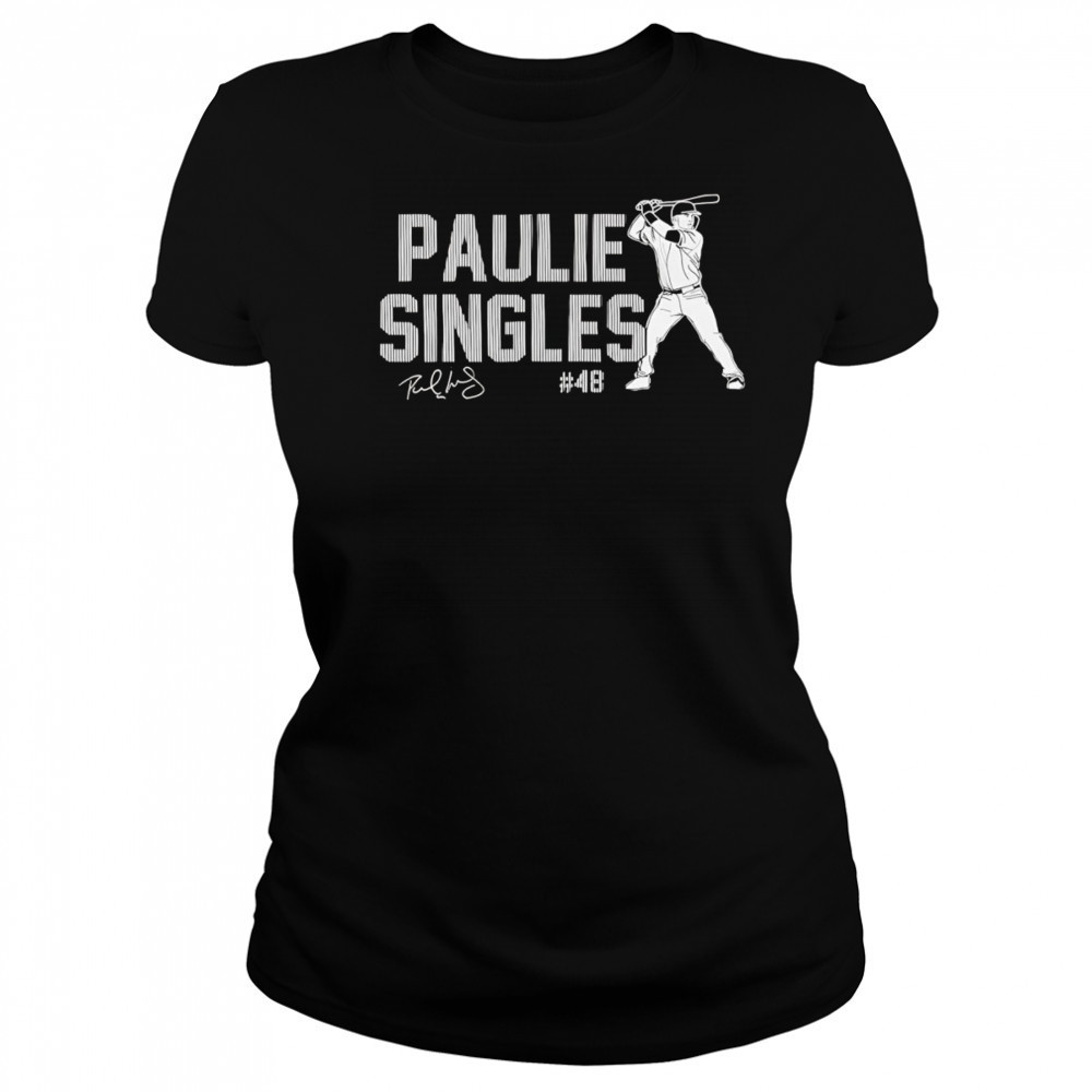 Paulie Singles New York baseball swing shirt Women's T-shirt