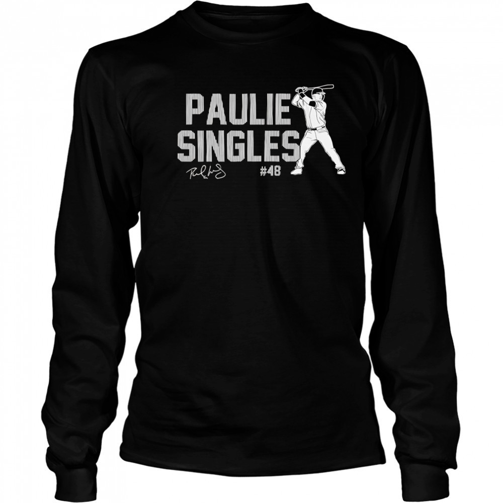 Paulie Singles New York baseball swing shirt Long Sleeved