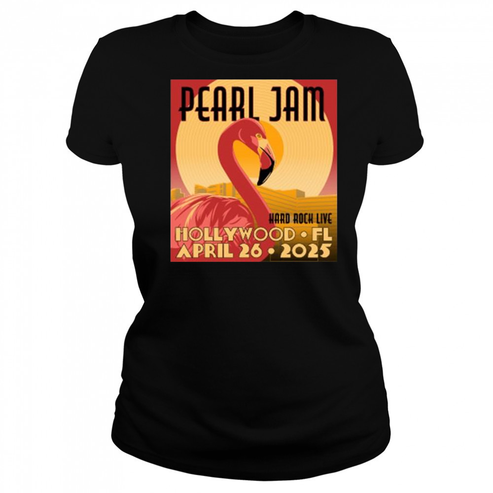 Pearl Jam The Mighty April 26 2025 Hollywood Florida Hard Rock Live t-shirt Women's T-shirt