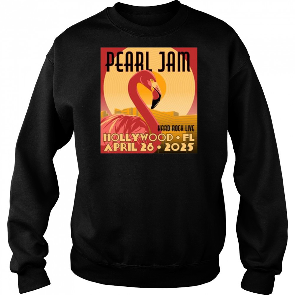 Pearl Jam The Mighty April 26 2025 Hollywood Florida Hard Rock Live t-shirt Sweatshirt