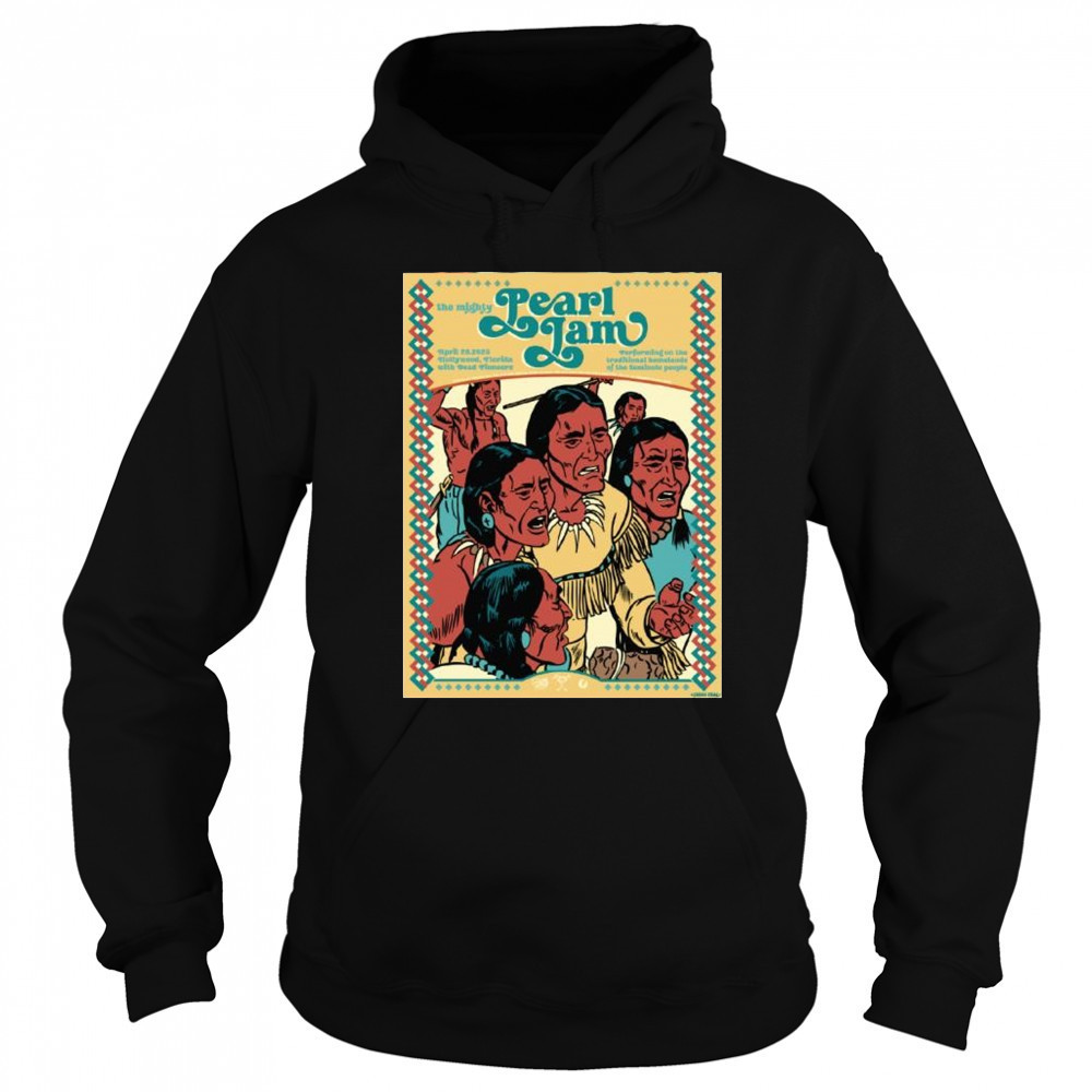 Pearl Jam The Mighty April 26 2025 Hollywood Florida with Dead Pioneers t-shirt Hoodie
