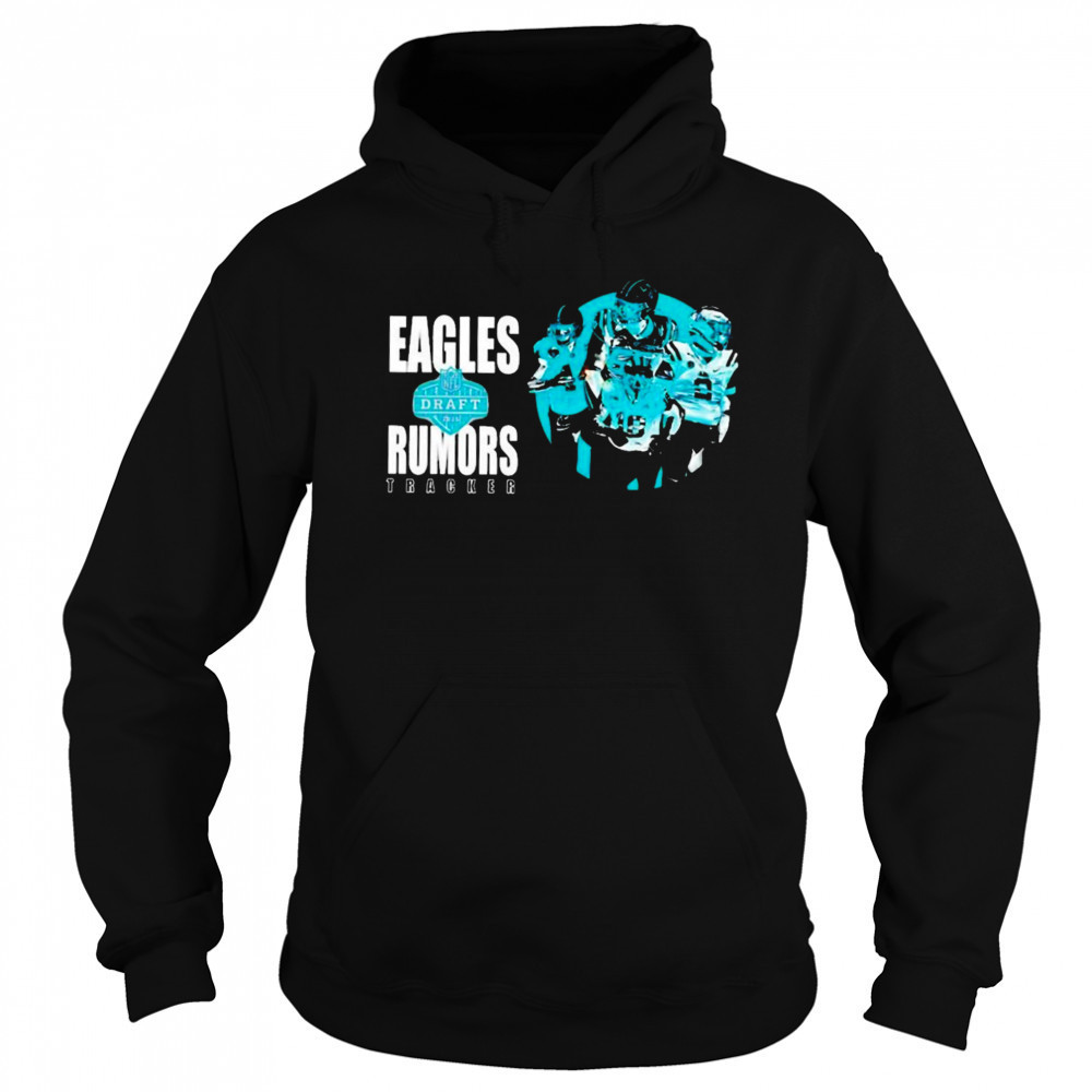 Philadelphia Eagles 2025 NFL Draft Rumors Tracked T-Shirt Hoodie
