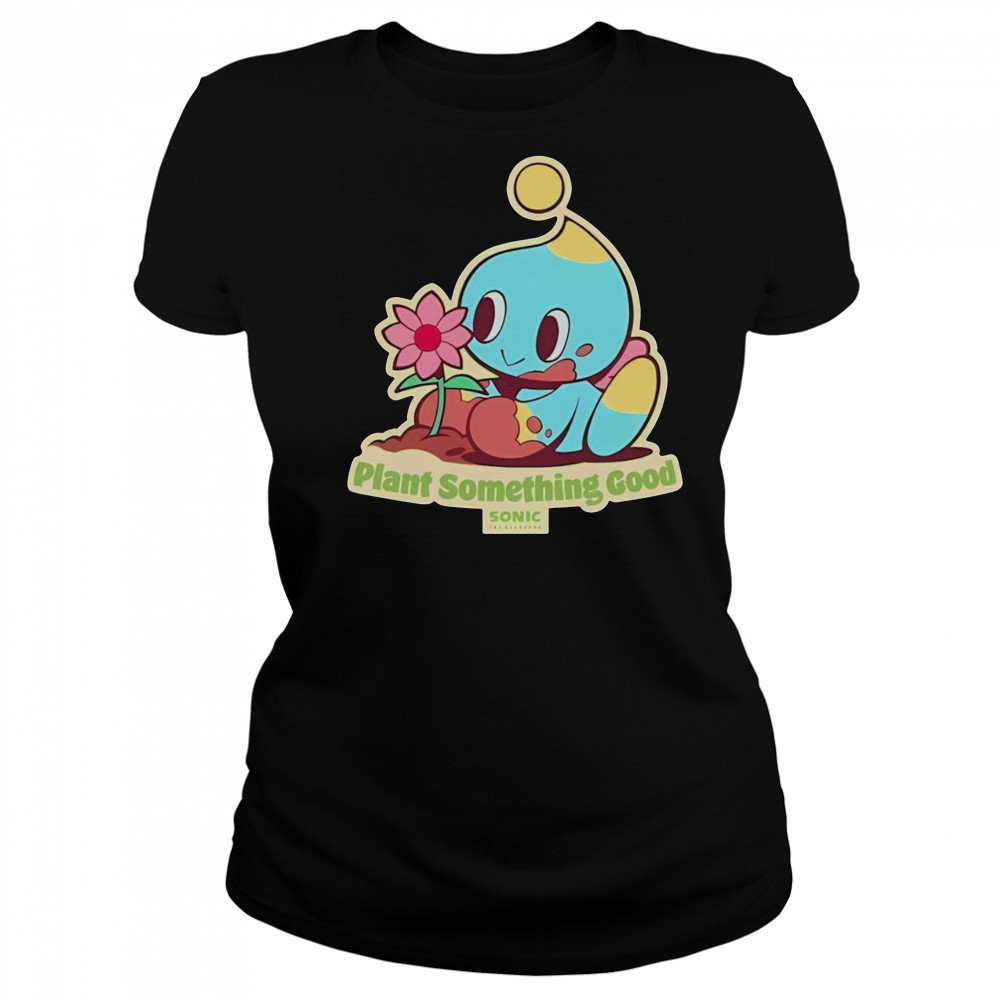 Premium The Hedgehog Plant Something Good Earth Day Chao Sonic T-Shirt Women's T-shirt