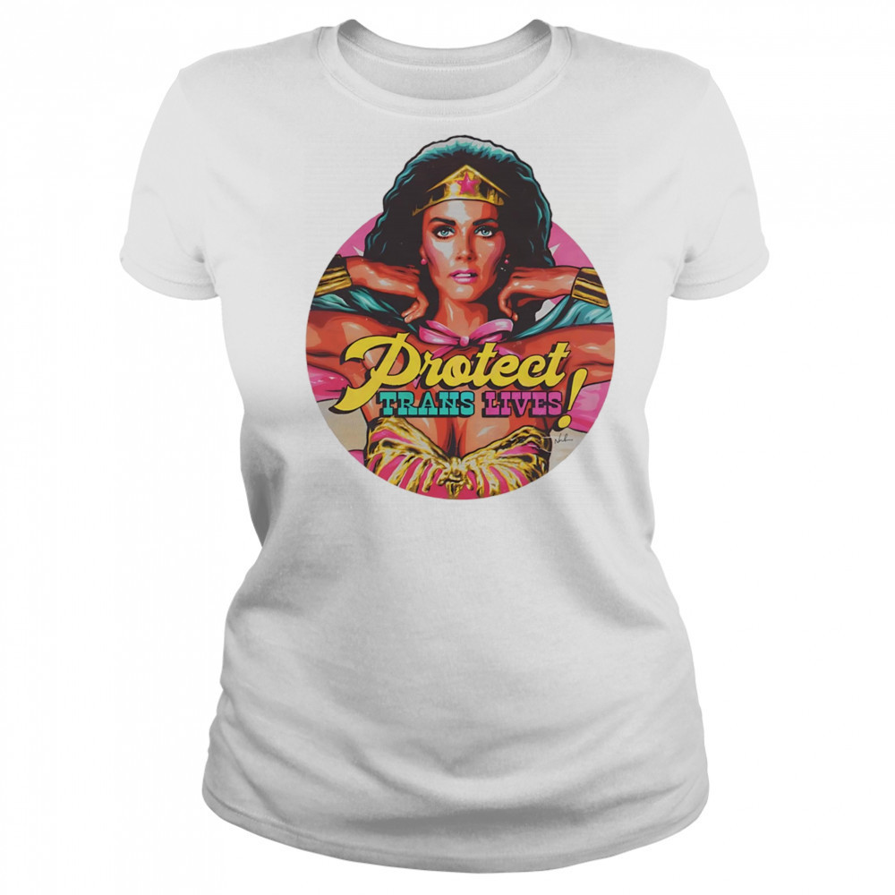 Protect Trans Lives Wonder Woman shirt Women's T-shirt
