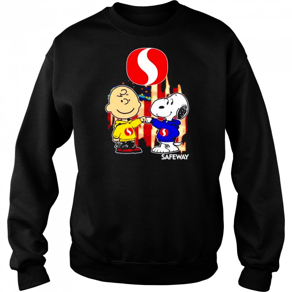 Safeway Charlie Brown and Snoopy shirt Sweatshirt