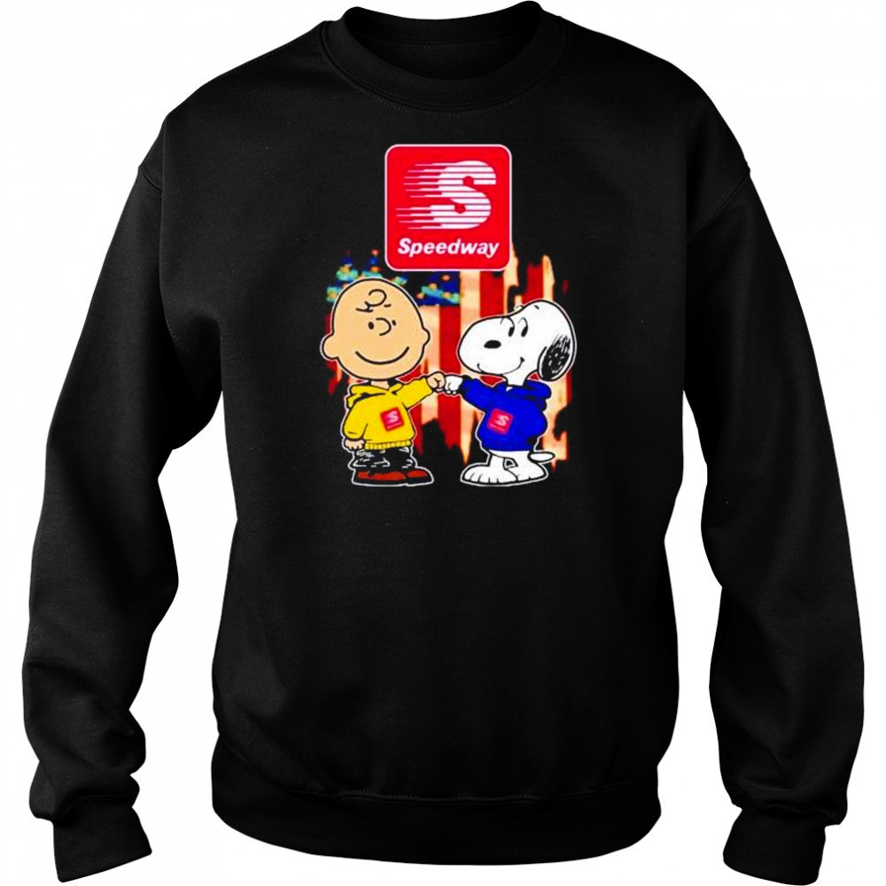 Speedway Charlie Brown and Snoopy shirt Sweatshirt