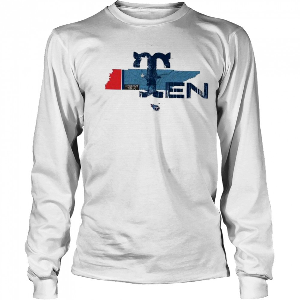Tennessee Titans 2025 NFL Draft cluster shirt Long Sleeved