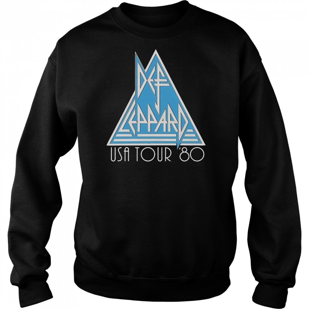 Top Def Leppard USA Tour ’80 T-Shirt Sweatshirt