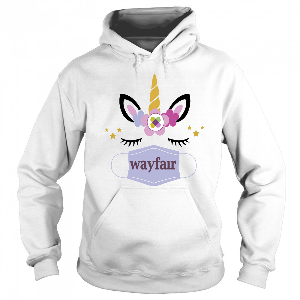 Unicorn Eyelash Wayfair Flower shirt Sweatshirt