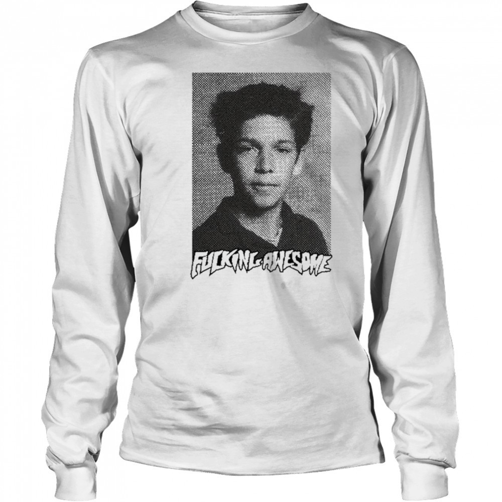 808 Skate Fucking Awesome Mark Gonzales Class Photo Shirt Long Sleeved