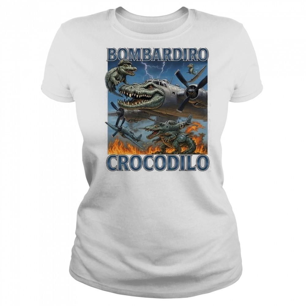 Bombardiro Crocodilo Italian Brainrot Meme Shirt Women's T-shirt