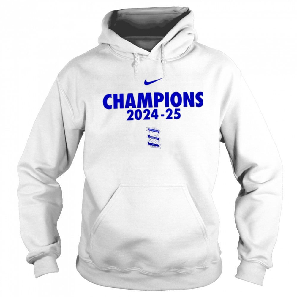 Champions 2024 25 Birmingham City FC swoosh logo shirt Hoodie