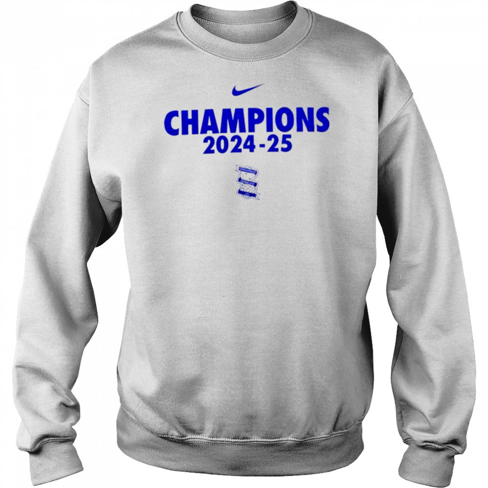 Champions 2024 25 Birmingham City FC swoosh logo shirt Sweatshirt