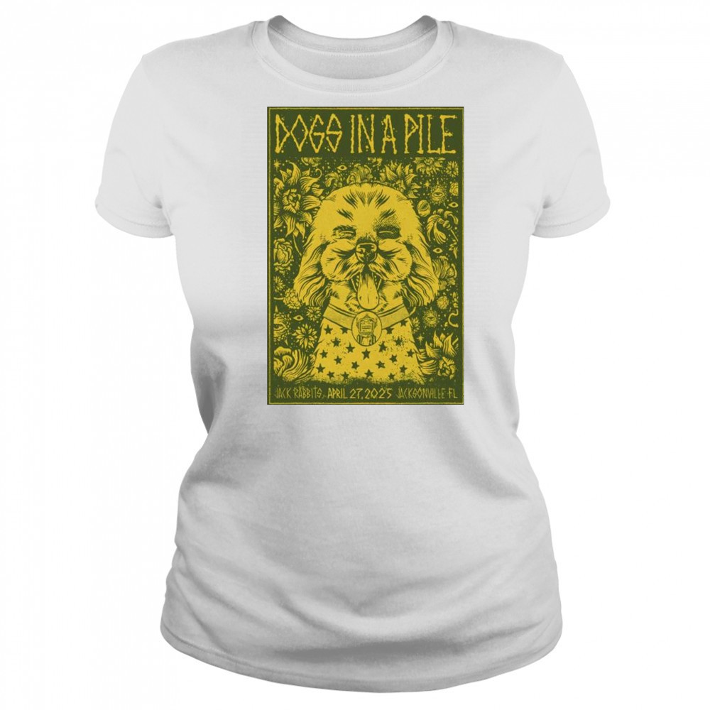 Dogs In A Pile Jack Rabbits Live Jacksonville, FL Apr 27th 2025 t-shirt Women's T-shirt