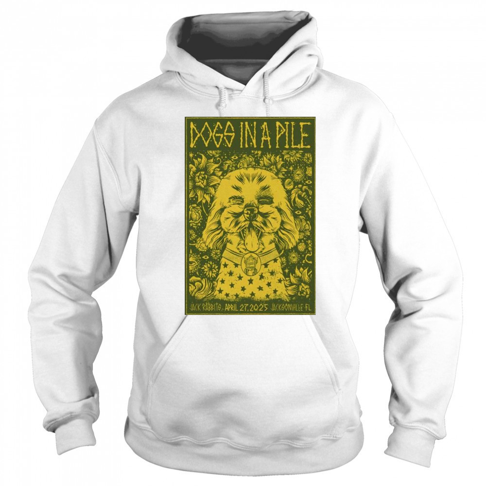 Dogs In A Pile Jack Rabbits Live Jacksonville, FL Apr 27th 2025 t-shirt Hoodie