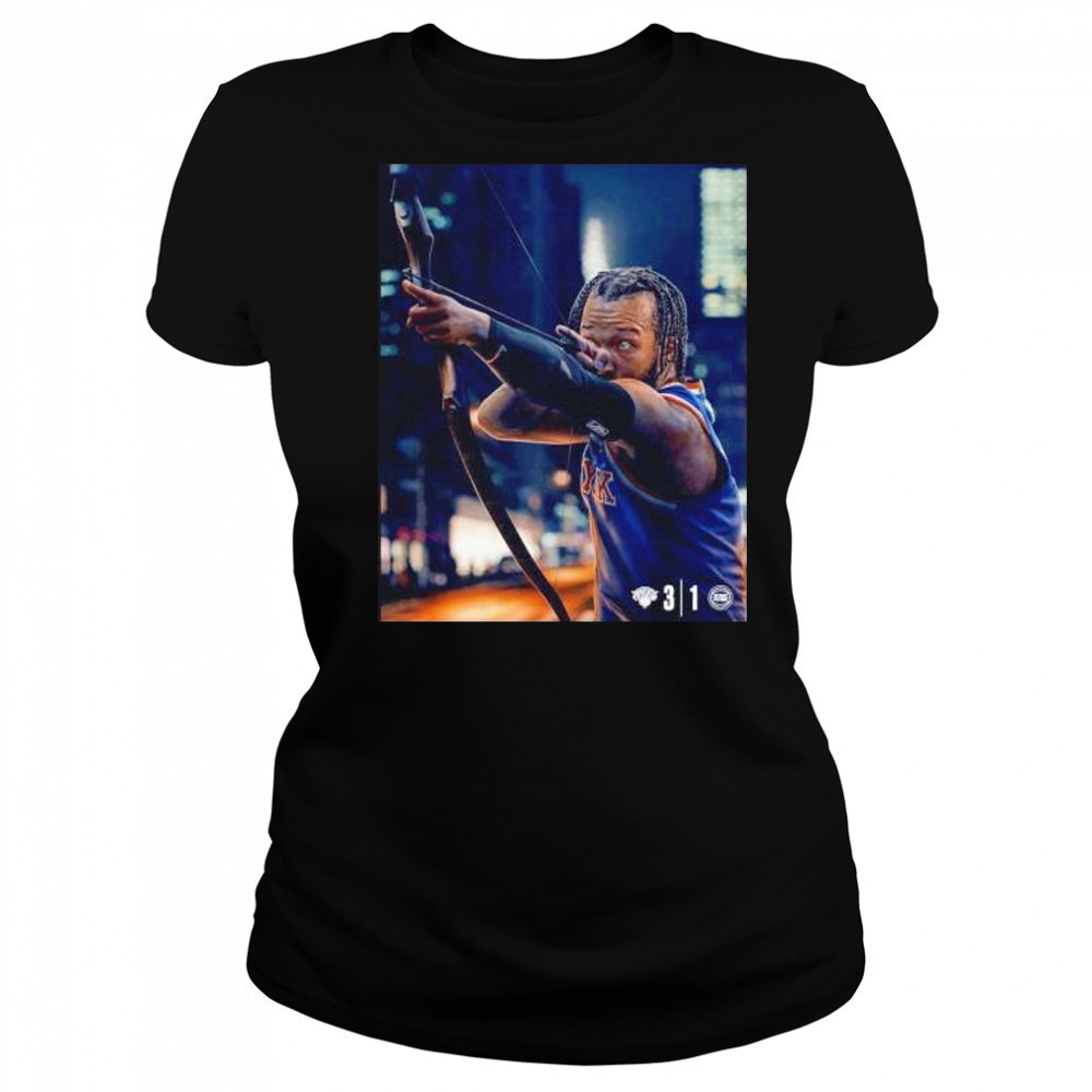 Jalen Brunson New York Knicks win Detroit Pistons shirt Women's T-shirt