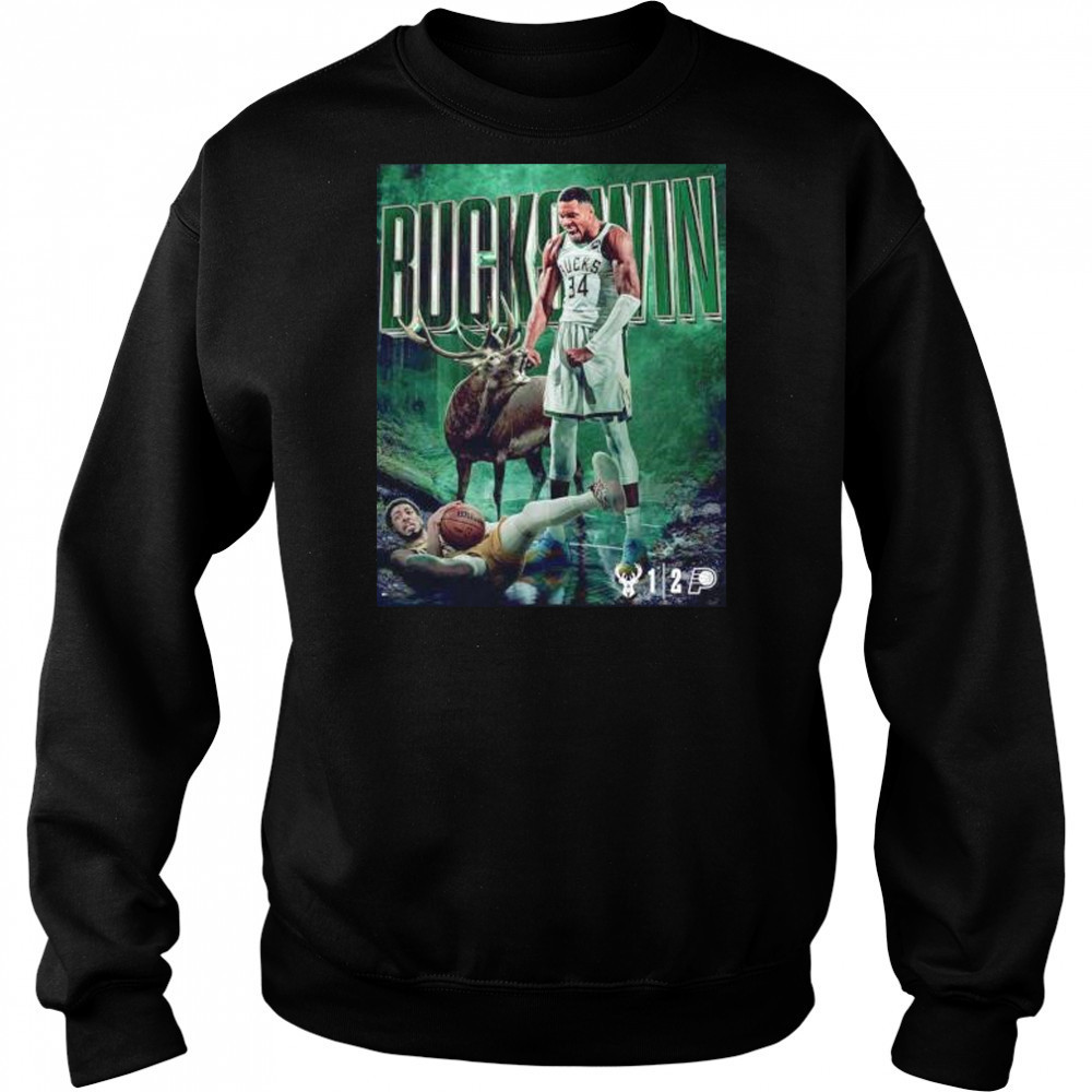 Milwaukee Bucks beat Indiana Pacers win NBA shirt Sweatshirt