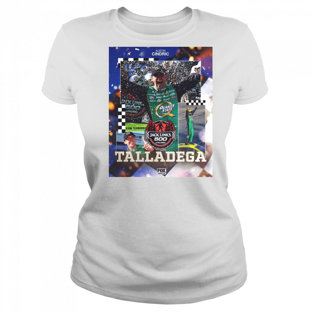 Poster NASCAR Austin Cindric Scores His Third Career Cup Series Jack Link’s 500 At Talladega t-shirt Women's T-shirt
