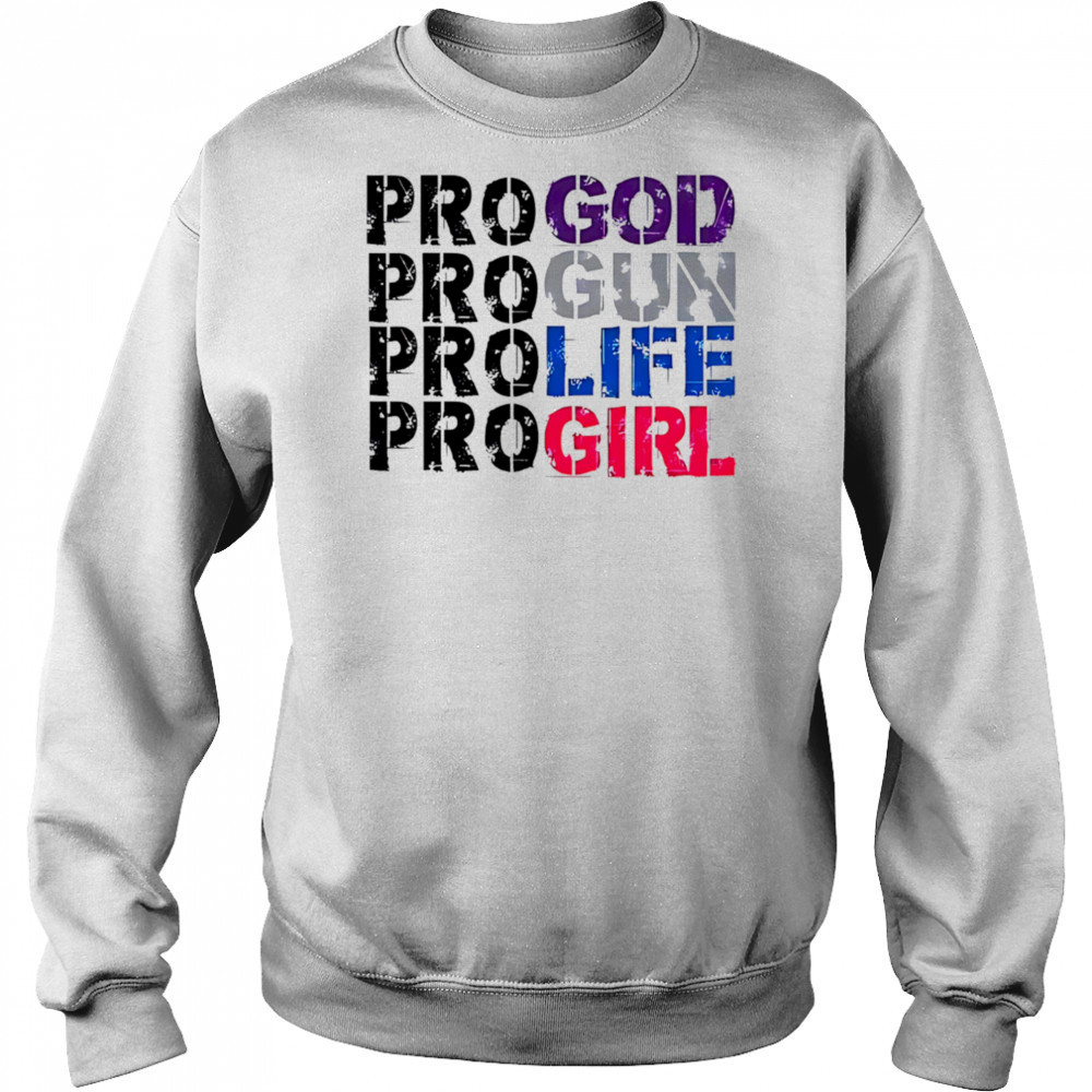 Progold Progun Profile Progirl shirt Sweatshirt