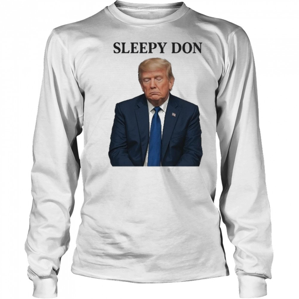 Sleepy Don Donald Trump Sleepy Joe Shirt Long Sleeved